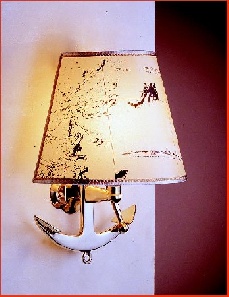 Lamps Natural brass for  internalexternal  art.2216.LP