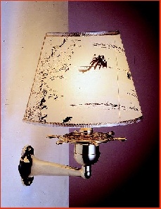 Lamps Natural brass for  internalexternal art.2217.LP