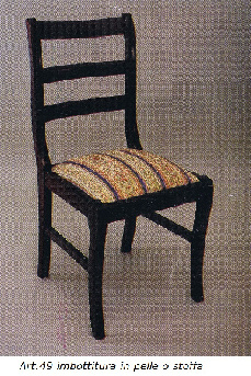 Divani sedie e poltrone Sedie in pelle o paglia Vienna Art.49 