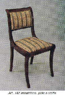 Divani sedie e poltrone Sedie in pelle o paglia Vienna Art.182