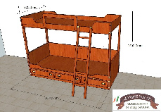 Artigianal furniture and proposals Bunk beds Prop.59 Bunk Beds