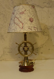Lampade Da tavolo in ottone lucido e cromato Art.5904 - timone 