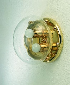 Lampade Per interno in ottone in bagno oro zecchino S238 NAUTILUS