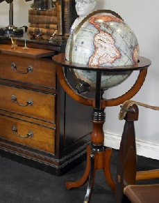 Items and Nautical instruments Planisphere GL047 Library Globe