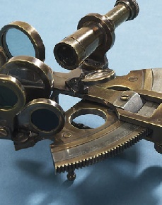 Items and Nautical instruments Sextants and octants KA030 Bronze Pocket Sexta
