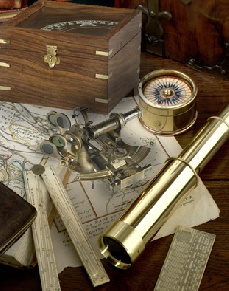 Items and Nautical instruments Sextants and octants KA032 Sextant in Case