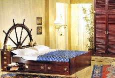 Artigianal furniture and proposals Beds and bunks bed with rudder