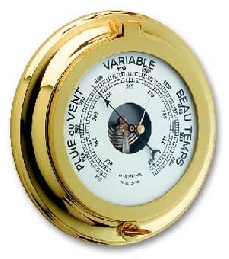 Items and Nautical instruments Clocks and barometers barometer and clock