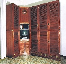 Artigianal furniture and proposals Unit wardrobe Corner Cupboard B