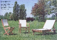 Divani sedie e poltrone Lettini e sdraio da spiaggia Lettino e sedia Teak