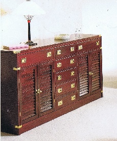Artigianal furniture and proposals Kitchen cabinet Servante 7 drawers