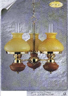 Lampade Per interno ottone bagno oro- legno Val frejus - Courmayeur