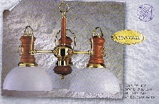 Lampade Per interno ottone bagno oro- legno Chamonix