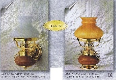 Lampade Per interno ottone bagno oro- legno Chalet