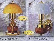 Lampade Per interno ottone bagno oro- legno Val d´isere - Sestriere