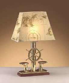 Lamps Table in polished brass and chrome ART.2210.L