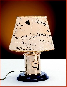 Lamps Table in polished brass and chrome ART.2283.LP