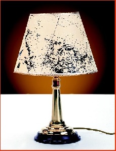 Lamps Table in polished brass and chrome ART.2284.LP
