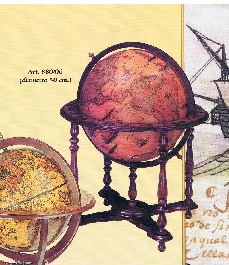 Items and Nautical instruments Planisphere globe of the earth