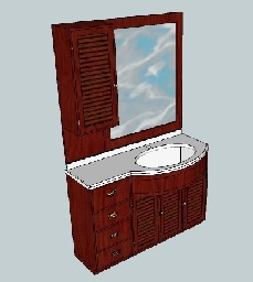 Artigianal furniture and proposals Bathroom Prop.12 bathroom cabinet