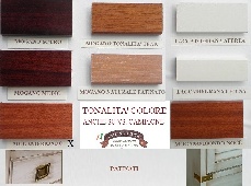 Artigianal furniture and proposals Standard graphics handcrafted furniture Colour tone