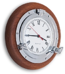 Items and Nautical instruments Clocks and barometers Clock + barometer small.