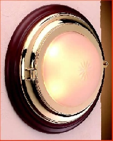 Lampade Esterno-Interno in ottone lucido art.2410.LT LED