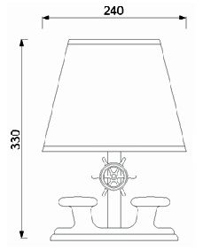 Lampade Da tavolo in ottone lucido e cromato Art. 2210B. CPRM.TK
