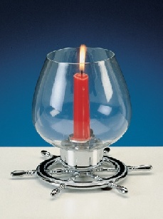 Items and Nautical instruments Gift ideas glass candle holder